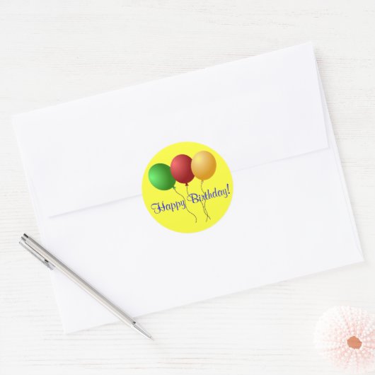 Birthday Sticker (Envelop)