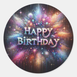 Birthday sticker