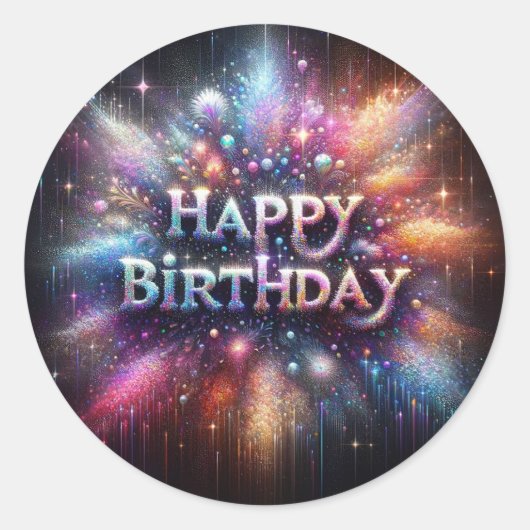 Birthday sticker (Voorkant)