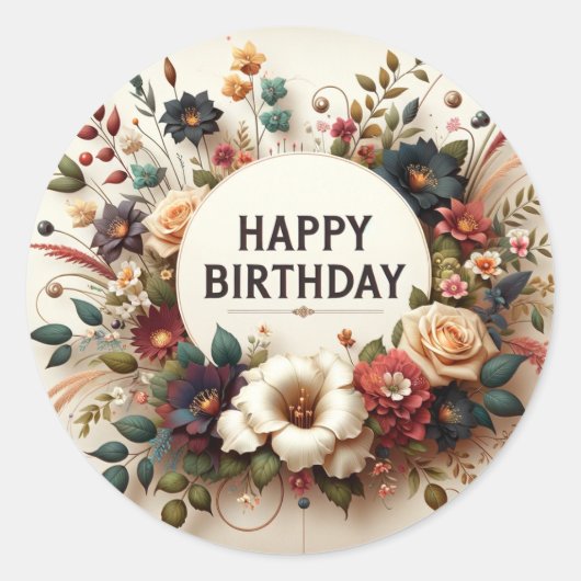 Birthday sticker (Voorkant)