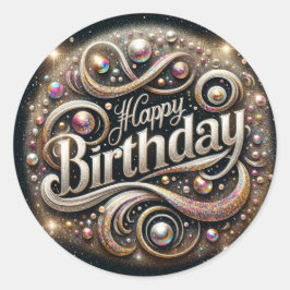 Birthday sticker