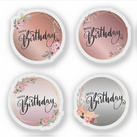 Birthday Sticker (Voorkant)