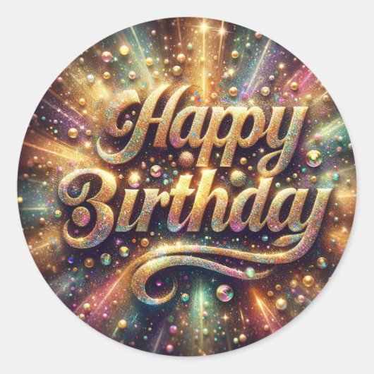 Birthday sticker (Voorkant)