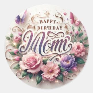 Birthday Sticker for Mother 