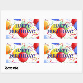 Birthday Stickers Happy Birthday ballons (Vel)