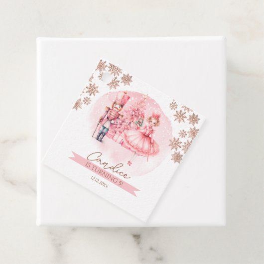 Birthday Sugar Plum Fairy Bedankjes Labels (In situ)