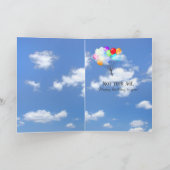 birthday sun with sunglasses on sun with sky kaart (Binnen)