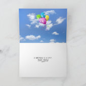 Birthday Sunflower Field Kaart (Binnen)