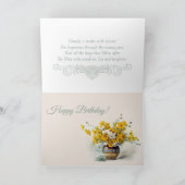 Birthday Sunny bloemen door Paul de Longpre CC1013 Kaart (Binnen)