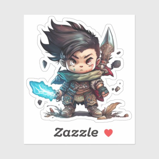 Birthday superheld kind design sticker (Vel)