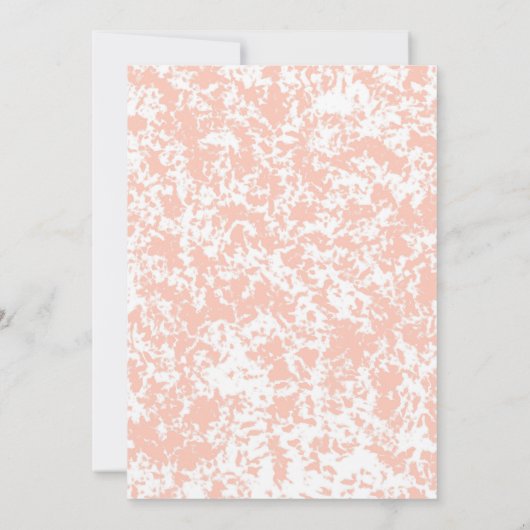 Birthday Surprise 50th Women Pink Blauwgroen Flora Kaart (Achterkant)