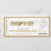 Birthday Surprise Cicket Certificate Sjabloon Kaart (Voorkant)