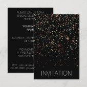 Birthday Surprise Party Invitation Vip Invitation Kaart (Voorkant / Achterkant)