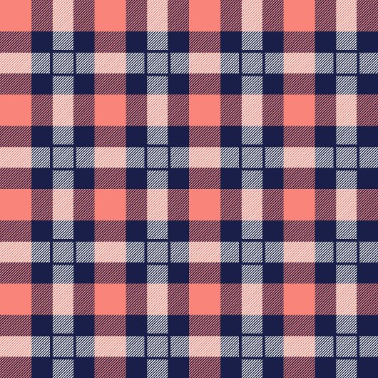 Birthday Surprise Towel Coral Navy Plaid Look Bad Handdoek