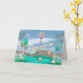 Birthday, Sweetie, Kinderen, Busy & Little Rabbits Kaart (Gele Bloem)