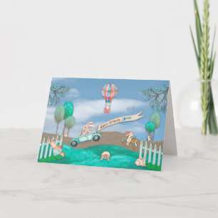 Birthday, Sweetie, Kinderen, Busy & Little Rabbits Kaart