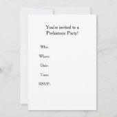 Birthday T-Rex Kaart (Achterkant)