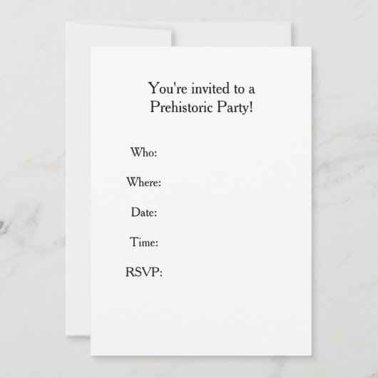 Birthday T-Rex Kaart (Achterkant)