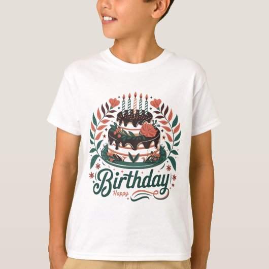 Birthday T shirt (Voorkant)
