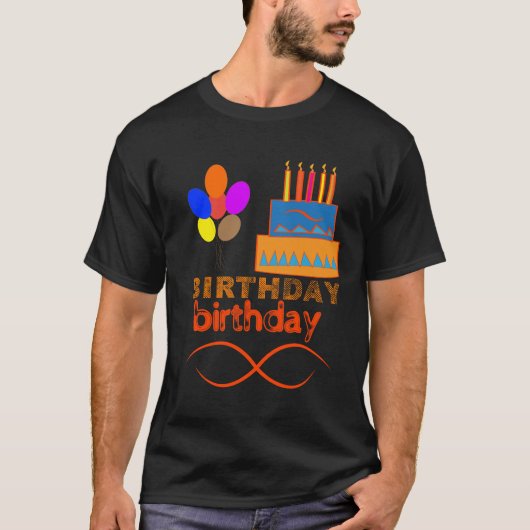 Birthday T Shirt (Voorkant)