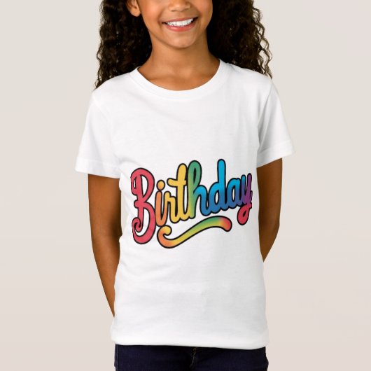 Birthday T-shirt (Voorkant)