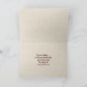 Birthday Tabby Cat Nap Kaart (Binnen)