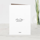 Birthday Tabby Cat Under a Kitchen Faucet Kaart (Achterkant)