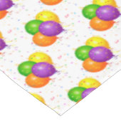Birthday Table Cloth with Balloons and Confetti Tafelkleed (Gekanteld)