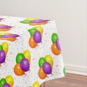 Birthday Table Cloth with Balloons and Confetti Tafelkleed (Voorbeeld)