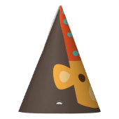 Birthday Teddy Bear die een Feesthoedjes (Links)