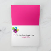 Birthday Teddy Bear die oude Humor krijgt Kaart (Binnen)