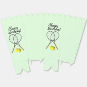 Birthday Tennis Green Sports Bedankdoosjes (Ongevouwen)