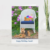 Birthday Terrier Kaart (Voorkant)