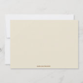 Birthday Text Photo Card Uitnodiging (Achterkant)