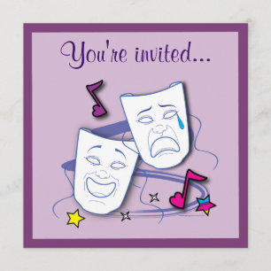 Birthday Theater Party met Masker Kaart