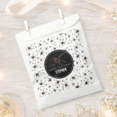 Birthday-thema Rode en zwarte spin Bedankzakje (Geknipt)