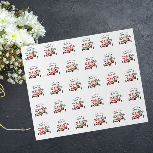 Birthday Theme Race Car Racing Kind Cadeaupapier