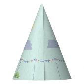 Birthday Theme Race Car Racing Kind Feesthoedjes (Achterkant)