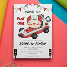 Birthday Theme Race Car Racing Kind