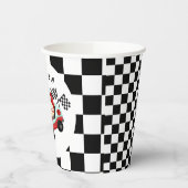 Birthday Theme Race Car Racing Kind Papieren Bekers (Links)