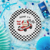 Birthday Theme Race Car Racing Kind Papieren Bordje (Feest)