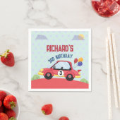 Birthday Theme Race Car Racing Kind Servet (Insitu)
