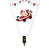 Birthday Theme Race Car Racing Kind Vlaggetjes (Eerste vlag)