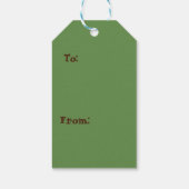Birthday Tiger Cadeaulabel (Achterkant)