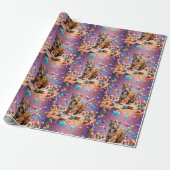 Birthday Tiger Cadeaupapier (Uitgerold)