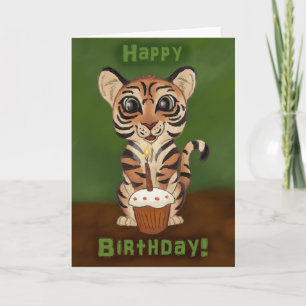 Birthday Tiger Kaart