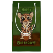 Birthday Tiger Klein Cadeauzakje (Voorkant)