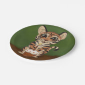 Birthday Tiger Papieren Bordje (Gekanteld)