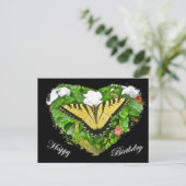 Birthday Tiger Swallowtail Butterfly Items Briefkaart (Staand voorkant)