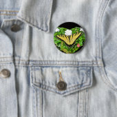 Birthday Tiger Swallowtail Butterfly Items Ronde Button 5,7 Cm (In situ)